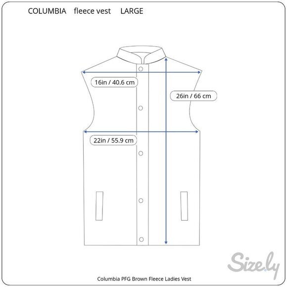 Columbia PFG Beige Fleece Vest Purple Trim Full Zip Sleeveless Jacket Size Large - Picture 5 of 9